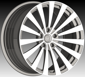 Бронзови ковани алуминиеви джанти с множество{0}} спици