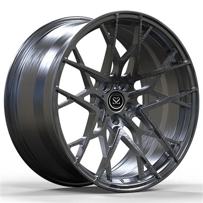 Матирани черни 20x10 и 21x11 персонализирани 1-PC джанти за Audi Rs6 C7 2013 година