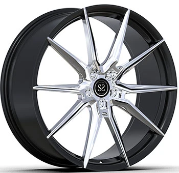 BMW 5 Tuning Style Полирано лице и черен барел 1-PC Ковани джанти 20x9.5 и 20x10.5