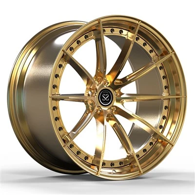 Corvette C7 Bronze Brushed Disc And Barrel 19x9.5 и 20x11 Custom 2-PC ковани джанти