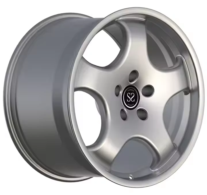 Залитани отпред 8.5jx19 ET50 отзад 11.5jx19 ET76 колела за Porsche 991 Gloss Silver Forged 1- PC джанти