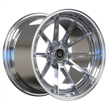 SSJK2076 Подходящ за Toyota Supra Abflug Supra 5x114.3 полски 2-PC Ковани алуминиеви джанти, шахматно разположени 19 и 20 инча